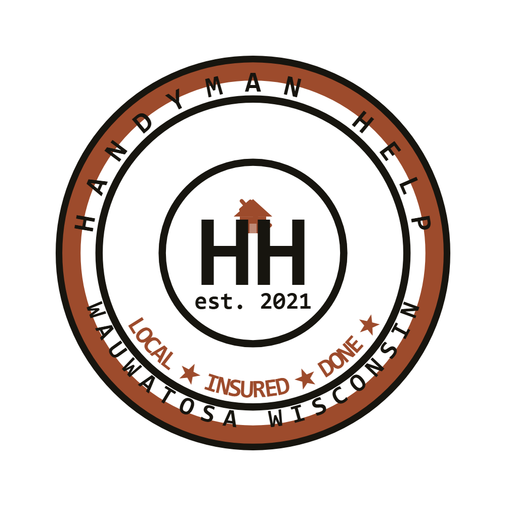 Handyman Help company stamp — Wauwatosa, Wisconsin. Established 2021. Local. Insured. Done.